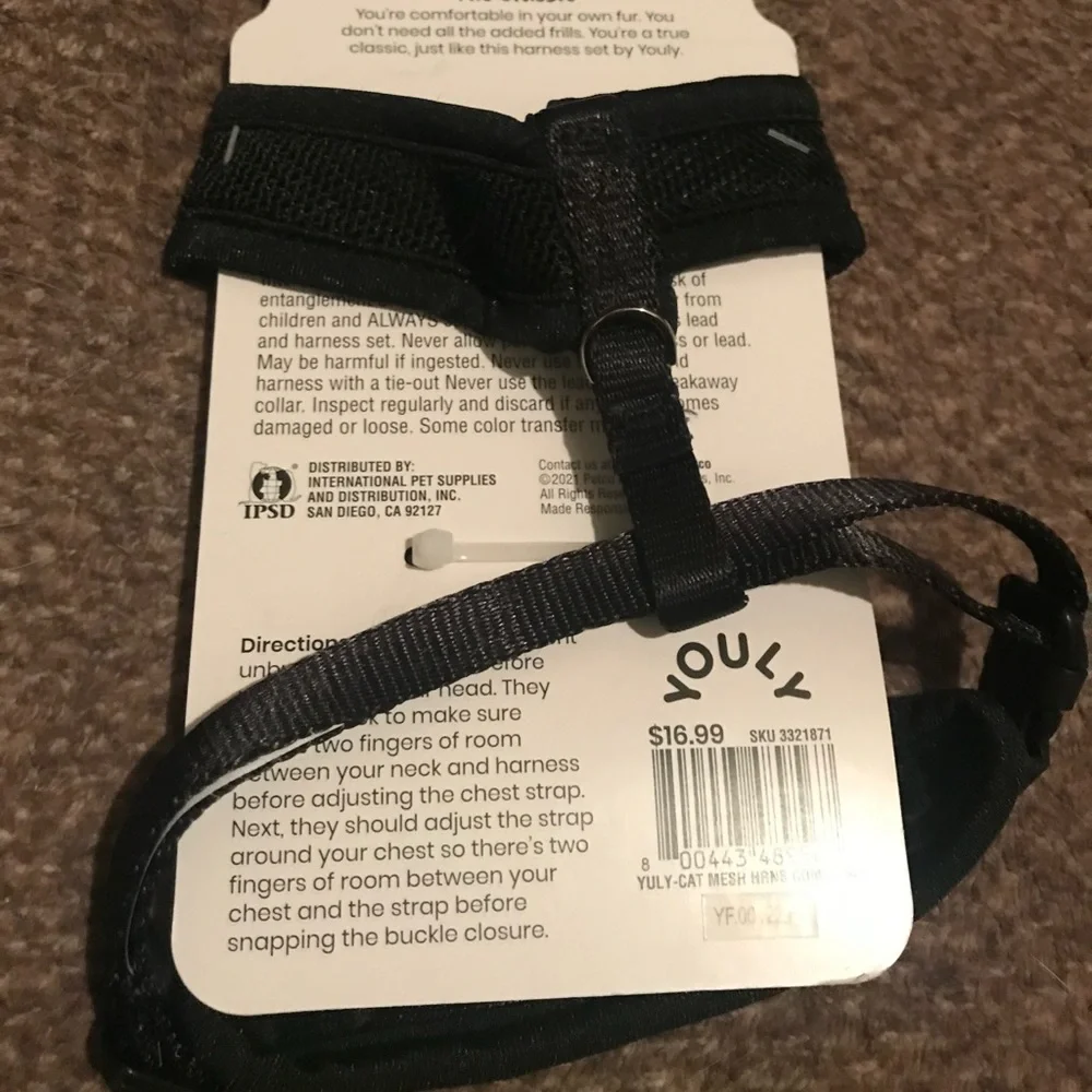 Cat Harness Set